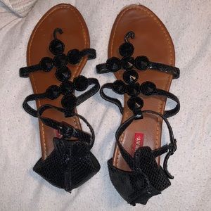 Black sandals